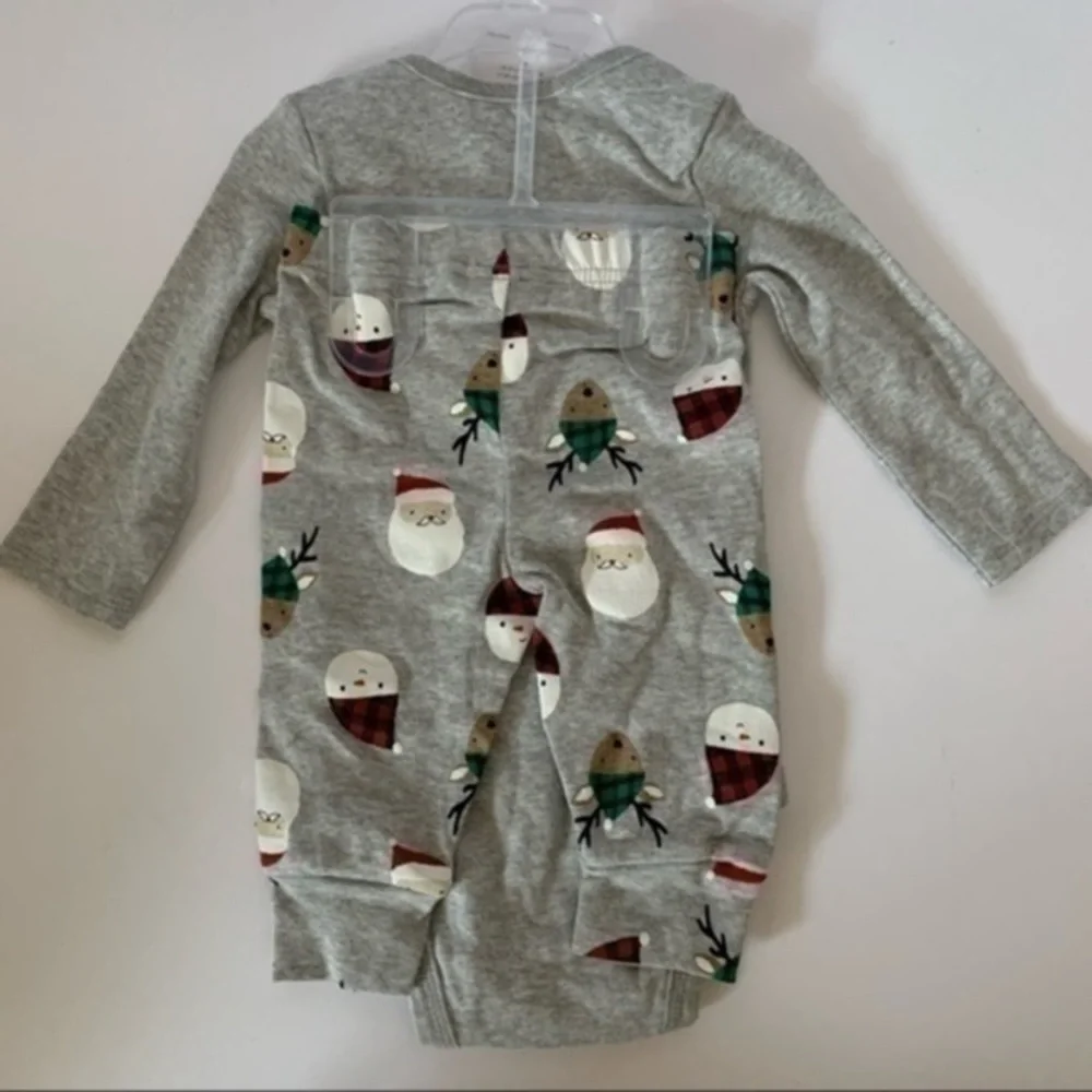 NWT. CARTER’S Christmas Bodysuits & Pants Set